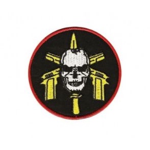 Patch Bordado Com Fecho De Contato Tropa De Elite Caveira