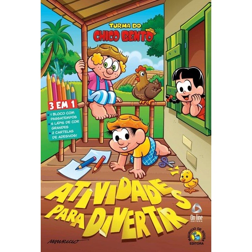 Turma do Chico Bento Atividades para Divertir em Oferta na Shopee