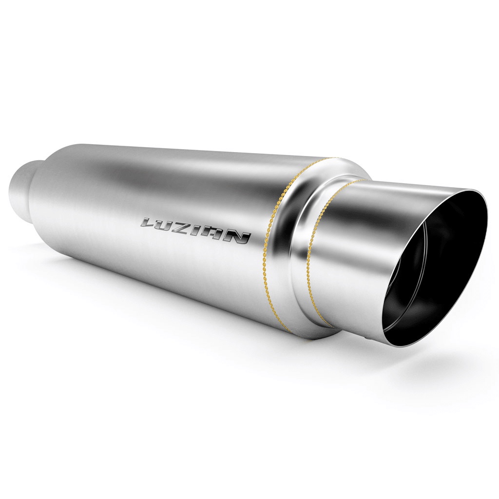 Abafador Esportivo Inox Luzian LA01 - 3 Pelogadas Compacto Ponteira Bizel em Oferta na Shopee