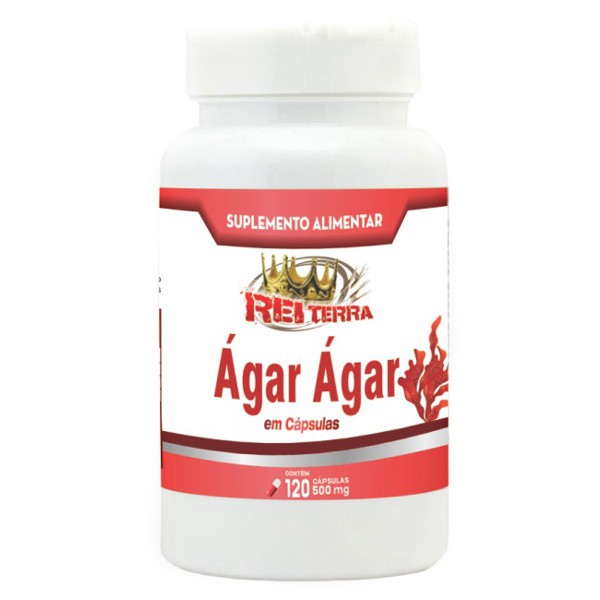 Ágar Ágar 120 Cápsulas   500mg