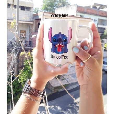Caneca Stitch Caneca Disney Caneca Café Lilo E Stitch
