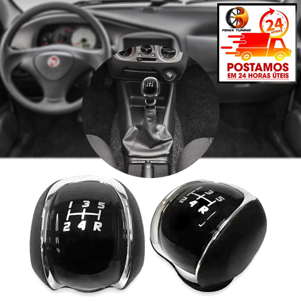Manopla Bola Câmbio Mopar Compatível Palio Fire 2006 2018 Original - CROMADO