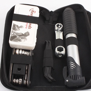 Kit Ferramentas Bike Chaves Bomba Remendo Reparo Bicicleta G-8