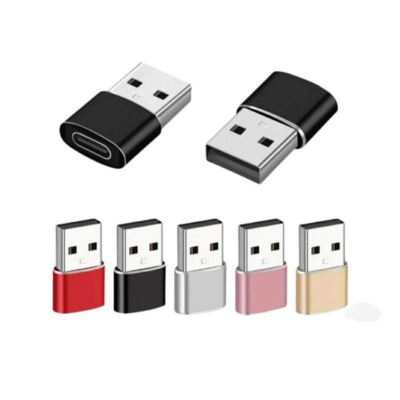 Adaptador Conversor Usb Type C Fêmea Para Usb Macho em Oferta na Shopee