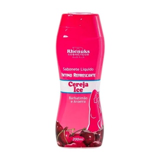 Sabonete Íntimo Líquido Cereja ICE (Refrescante) Rhenuks Cosméticos