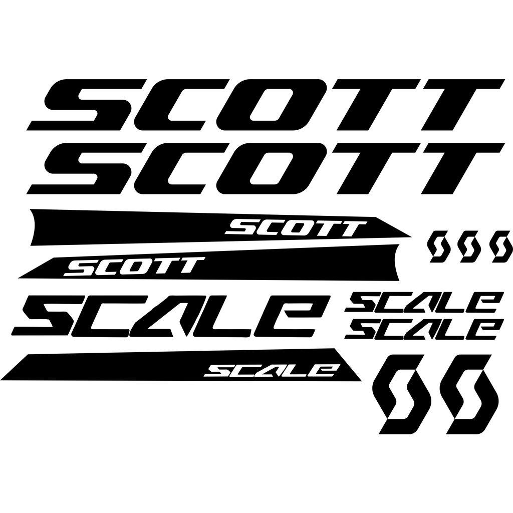 Adesivo Scott Scale Bike  Ciclismo Esporte