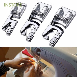 Instore 3pçs / Kit Calcador De Pé Para Casa / Bainha De Costura|Ferramenta De Costura Para Cantor De Bindingoso / Acessórios Para Artesanato / Tricô