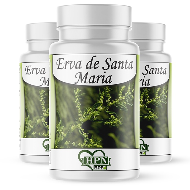 Erva Mastruço (Erva Santa Maria) Multi Benefícios 180 Cápsulas 500mg