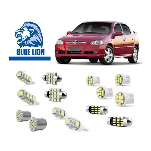 Kit Led Pingo E Torpedo Gm Astra 2003 A 2011 Farolete Placa