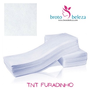 Papel TNT Perlon Furadinho ideal para Depilação com Cera Hidrossolúvel Phitocera Pacote 100 Folhas / Rolo 50 Metros 100% Polipropileno Marca: Broto Beleza