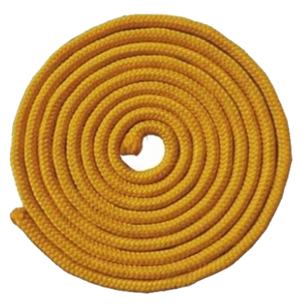 Corda 3,20m Ginástica Rítmica Dicat Sports Amarelo