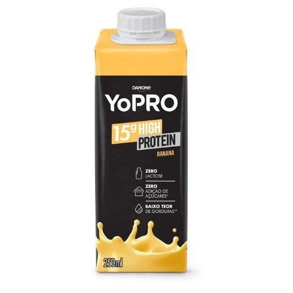 Bebida láctea YoPRO 15 g de proteína, garrafa de 250 ml