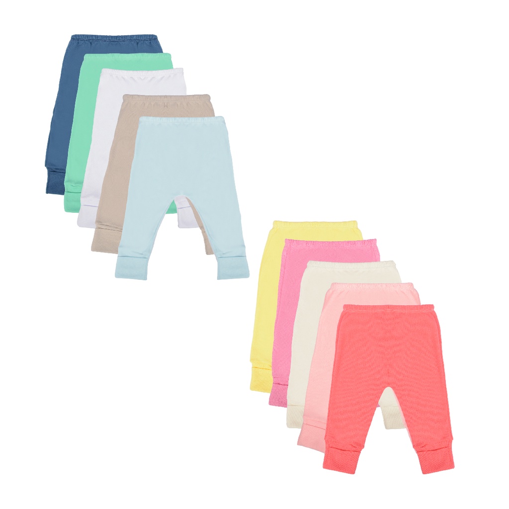 Calça Mijão Bebê Kit 5 Peças Roupinha Bebê Algodão