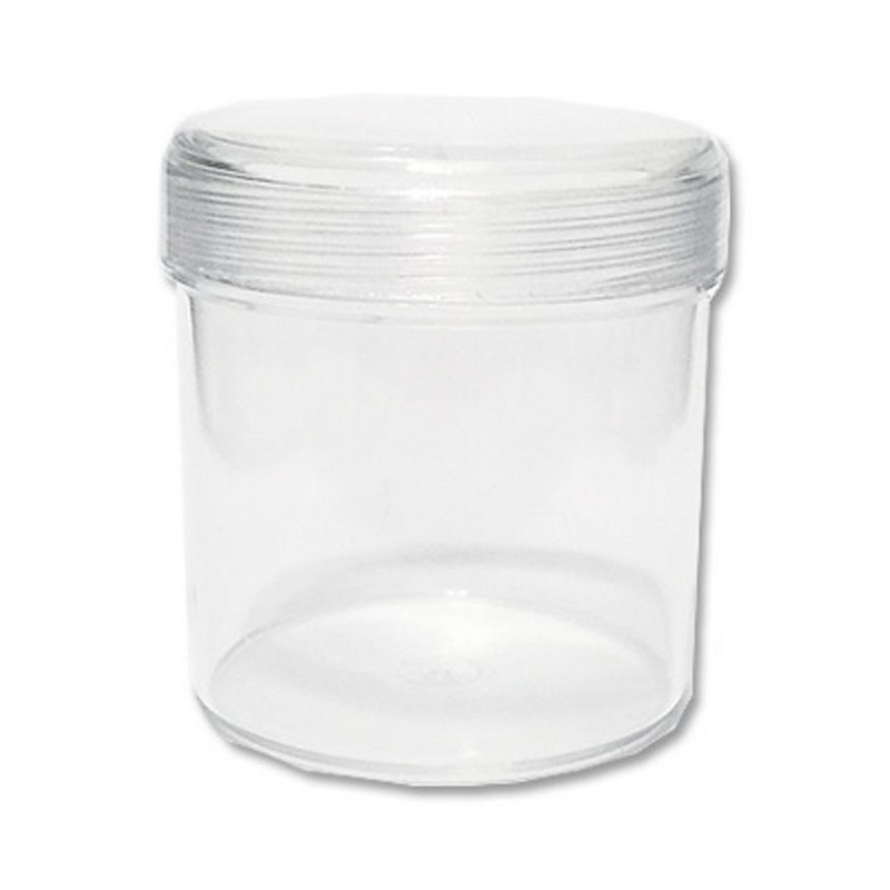 Potinho Acrílico Redondo Tampa Rosqueável - G - 200ml - 6,2cm x 7cm - 10 unidades - Rizzo Festas em Oferta na Shopee