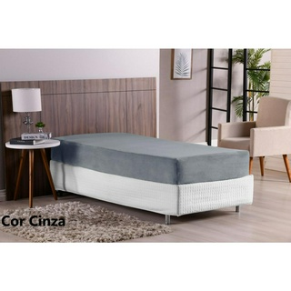 Lençol Com Elástico Solteiro Mantinha Slip Plush Flannel Envio Imediato