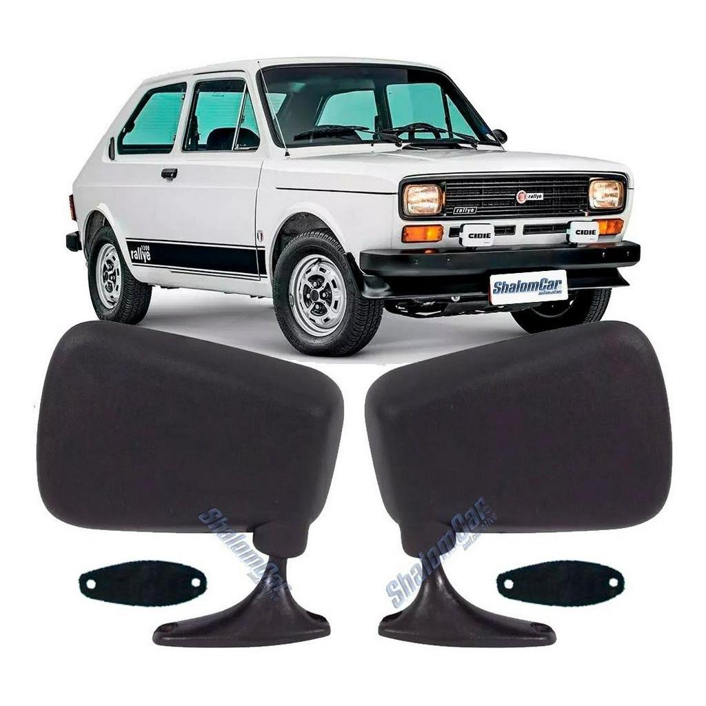 2 Espelho Retrovisor Fiat 147 Panarama Europa Spazio 77 A 84 em Oferta na Shopee