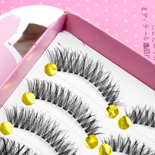 C45 Cílios Postiços Artesanais 10 Pares em Oferta na Shopee