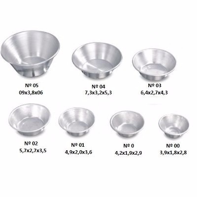 Forma De Alumino Para Empadinha N 5  Com 1 Und