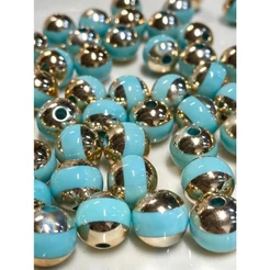20 Pçs 12mm Miçangas Padrão P/ Pulseiras Pode Misturar Cores 1