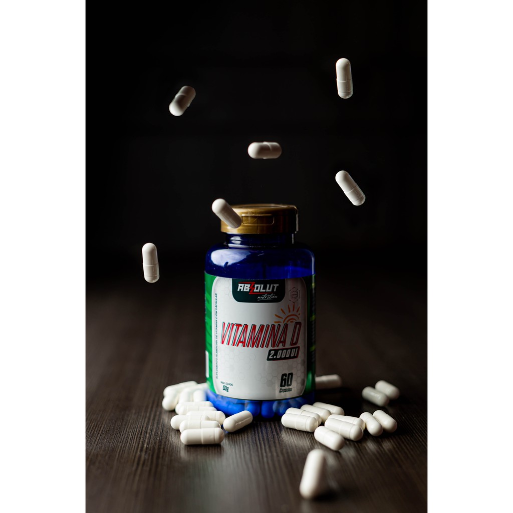 Vitamina D 2000UI 60 cápsulas - Absolut Nutrition