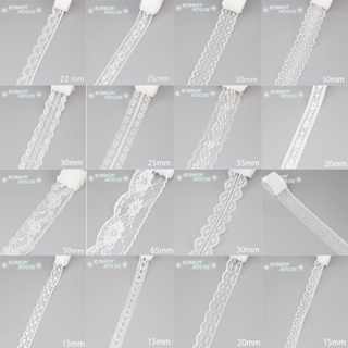 (5YARDS/Rolo) Roupas De Renda Branca Combinada Com design Para Fazer Vestidos DIY em Oferta na Shopee