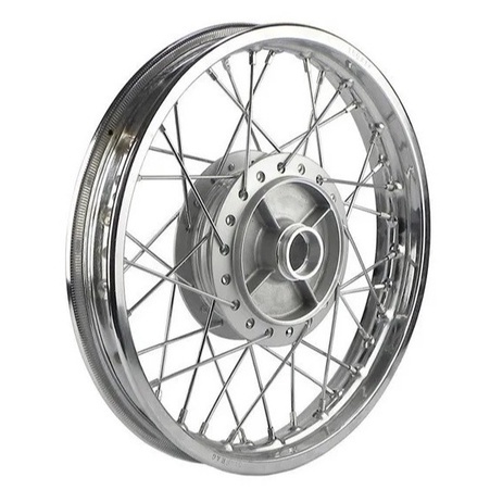Roda Traseira Completa Titan Fan 150 1.85x18 - Cromada