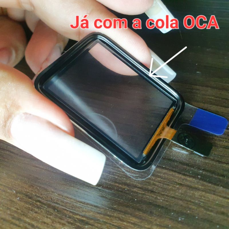 tela vidro touch apple watch + OCA serie 2/3 - 38mm - 42mm - Premium