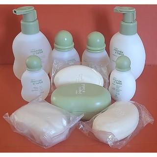 Kit Natura Mamae Bebe Presente Completo Com Oleo E Saboneteira Beecost