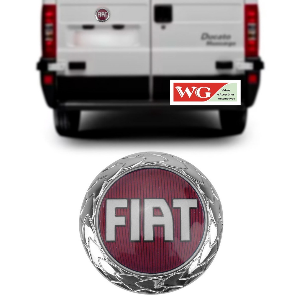 Emblema (Logotipo Fiat) Fiat Siena/ducato 98/07 Cromado E Ve