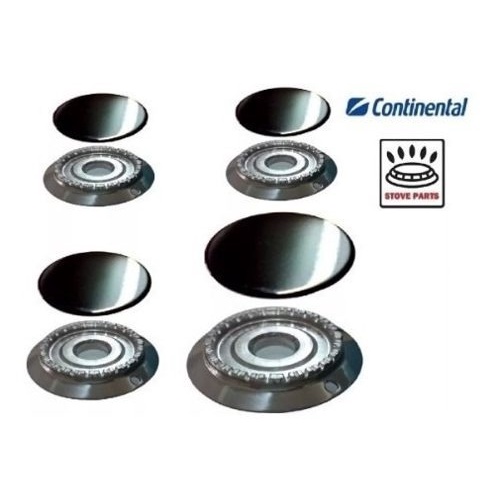 Kit 4 Peças Fogão Continental Evidenza 2p, 1g E 1gg