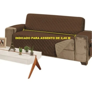 Capa de sofá retrátil 4 lugares king 2.40 assento Dupla face ENVIO IMEDIATO