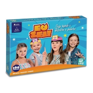 Jogo Eu Sei Com 180 Cartas 1183 - Nig Brinquedos em Oferta na Shopee