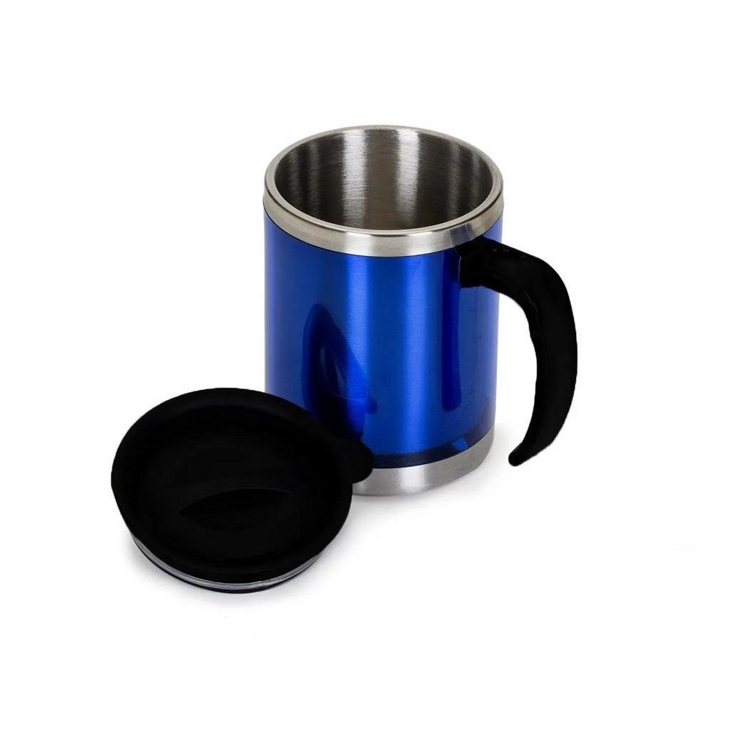 Caneca Coqueteleira Termica Com Tampa Ajustavel 400 ML