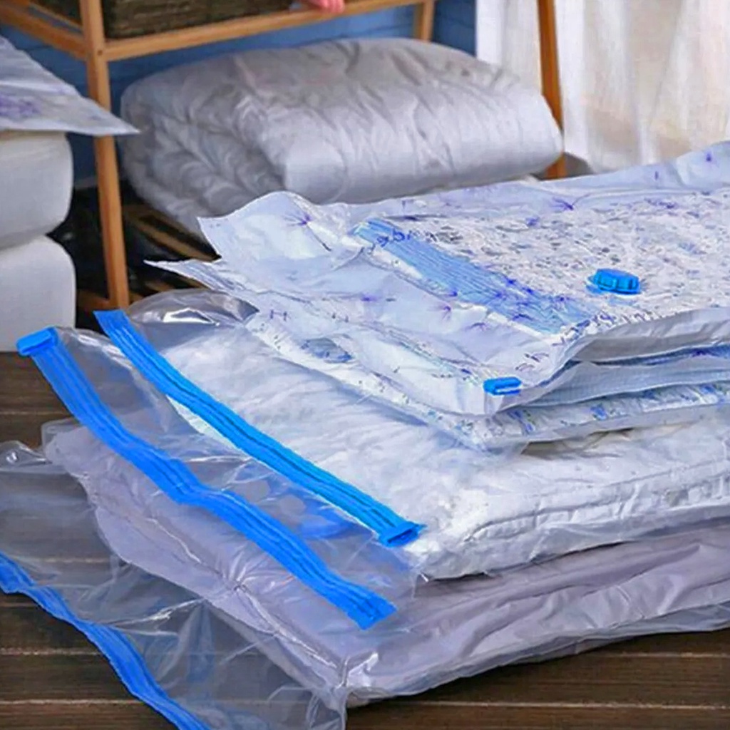 Saco a vacuo Hermético de Edredom Organizador de Cobertor Roupa ...