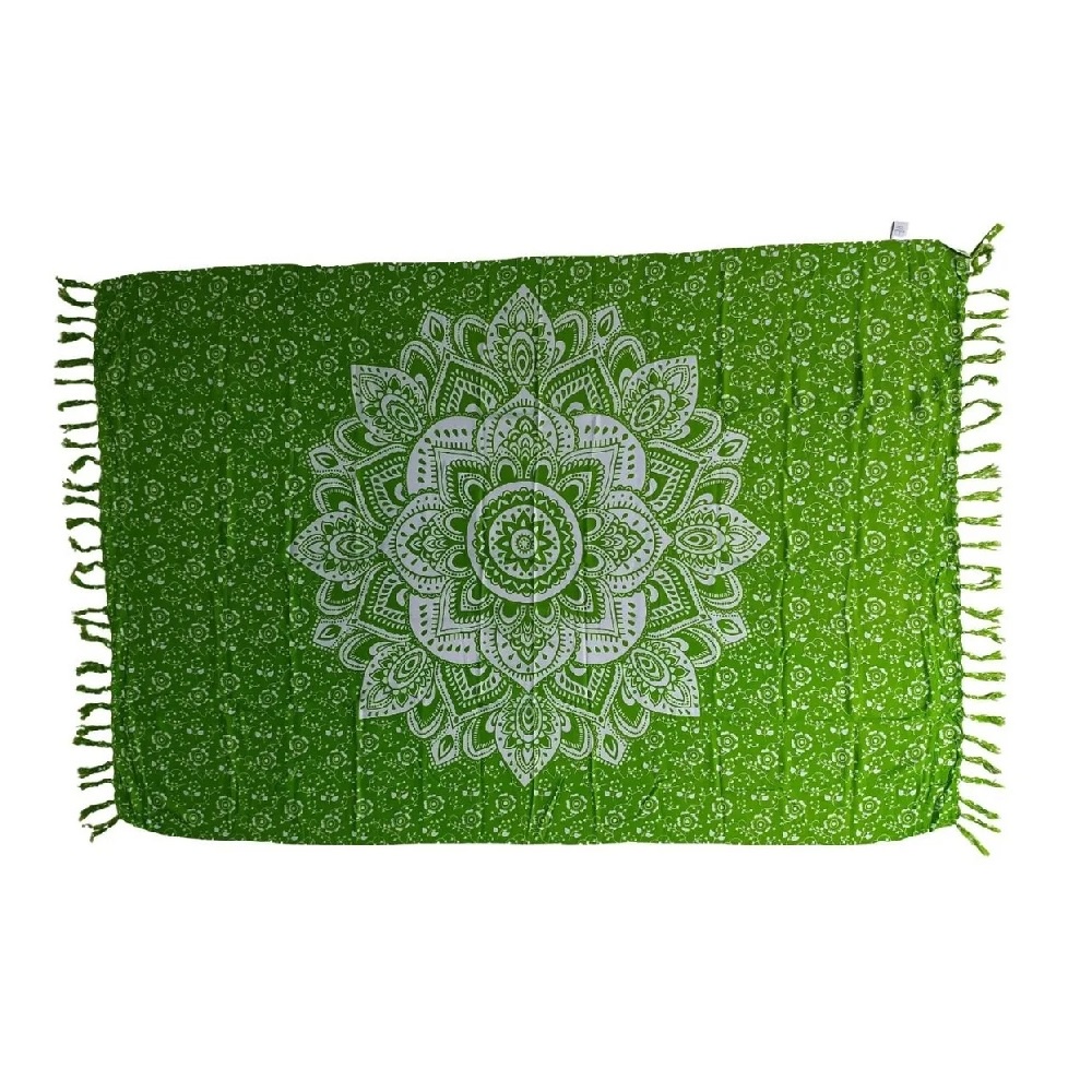 Canga De Praia Viscose Mandala em Oferta na Shopee