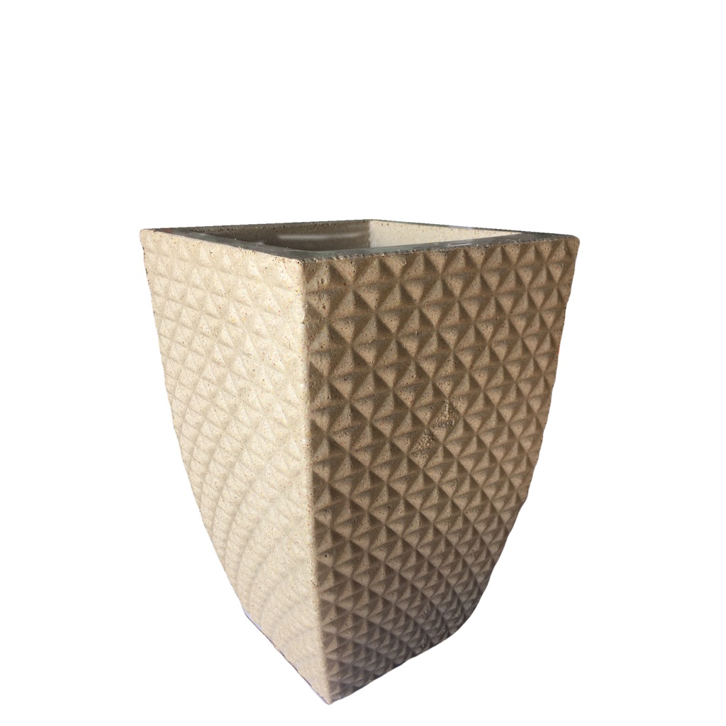 vaso decorativo luxo modelo diamante efeito 3D grande