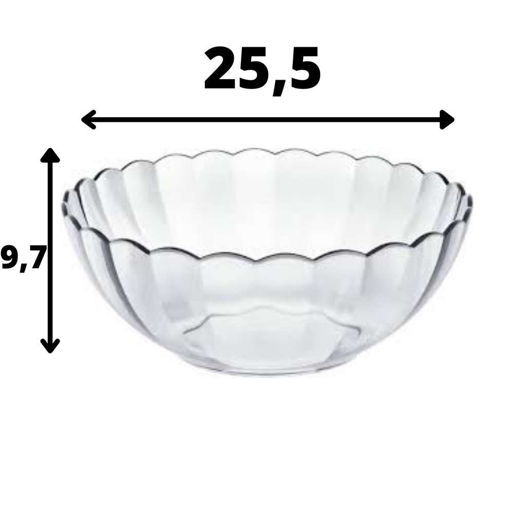 Tigela Marinex de Vidro Grande 3,1L Bella BOWL (ENVIO IMEDIATO) em Oferta na Shopee