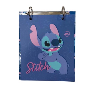 Porta Fichas Argolado Com 80 Fichas Stitch