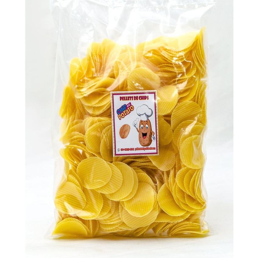 Pellets de batata desidratada CHIPS ondulada -  Preço de fabrica!!!