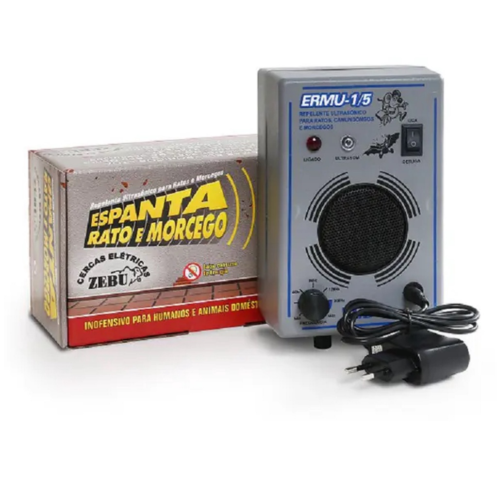 Repelente Ultrassônico Zebu Bivolt Automático P/ Morcegos, Ratos Pombos e Pardais em Oferta na Shopee