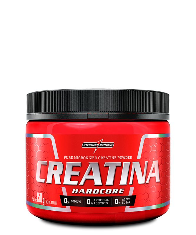 Creatina em Pó 150g Hardcore 100% Pura e Monohidratada - Integralmédica