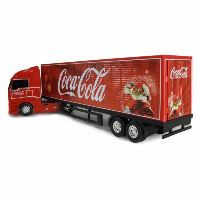 Caminhão Baú Miniatura Coca Cola Caravana de Natal | Shopee Brasil