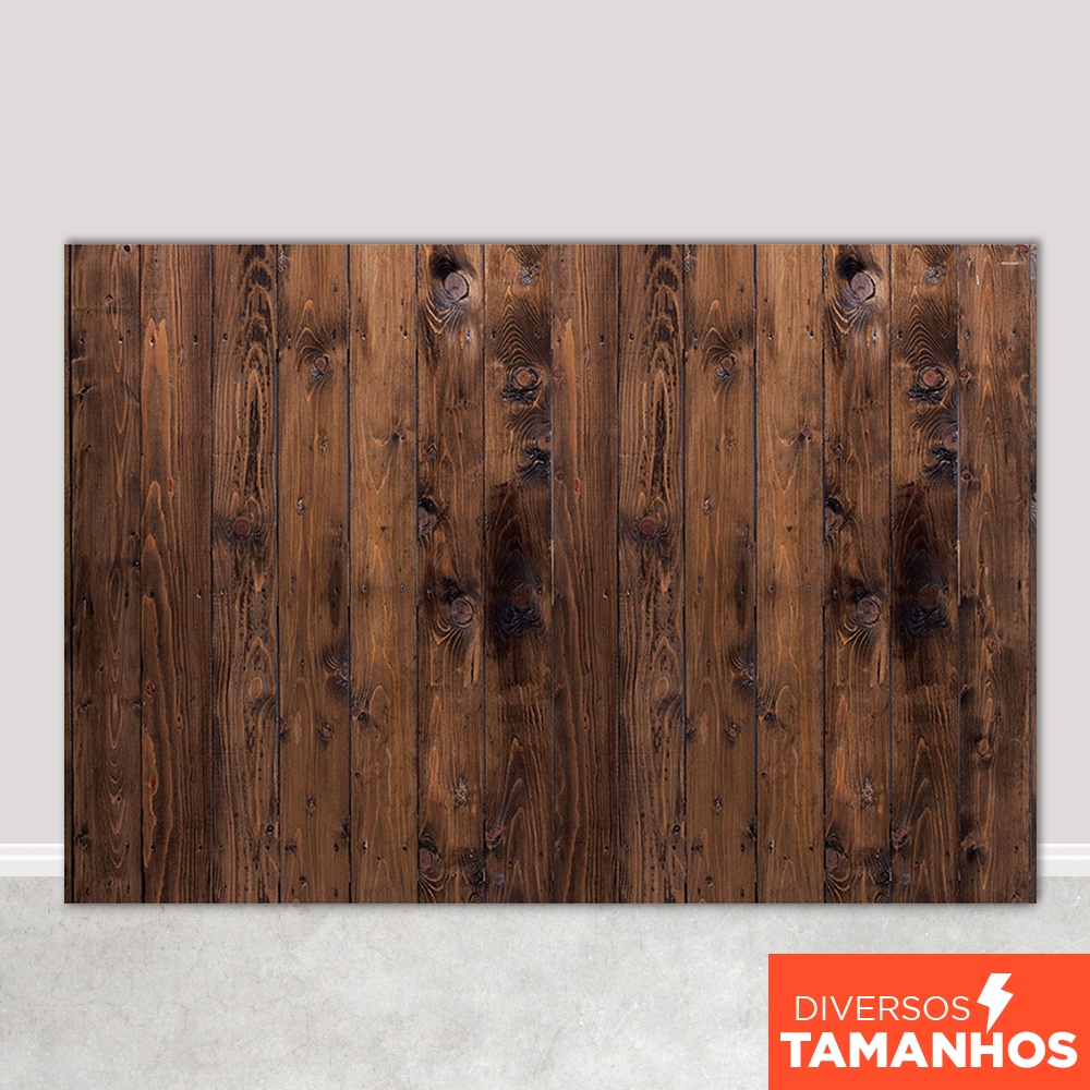 Fundo Fotográfico Textura Madeira Marrom Escuro Painel Foto Em Tecido Sublimado - FFM-02 em Oferta na Shopee