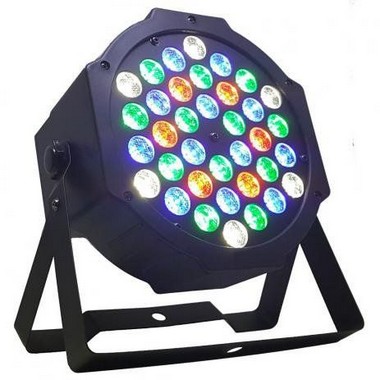 Canhão Luz PAR64 36 LED 1W RGBW DMX Refletor Iluminação Festa Balada DJ Bivolt