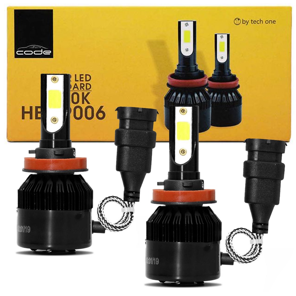 Lâmpadas Led HB4 Techone 6000k 12v Encaixe 3000 Lúmens em Oferta na Shopee