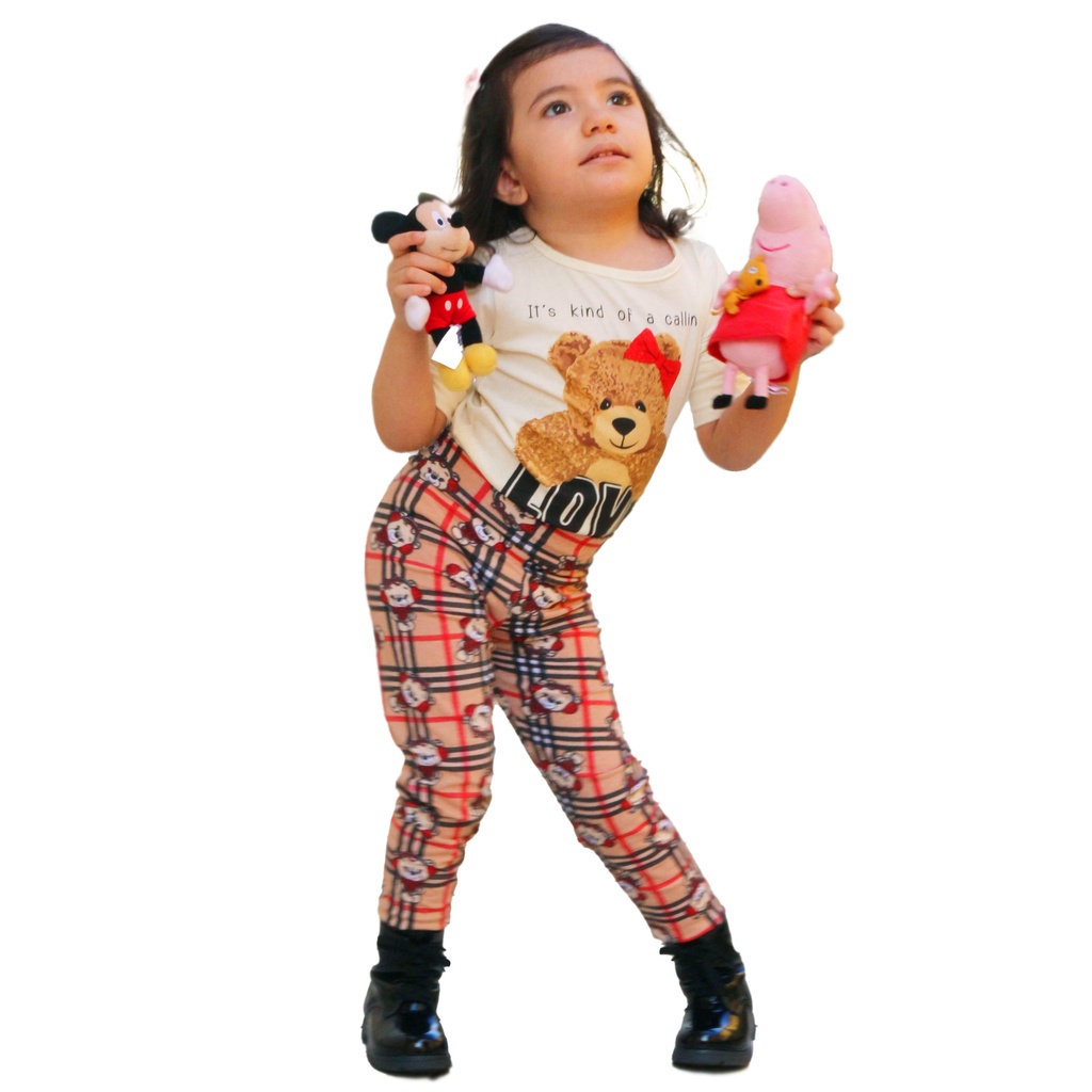 Conjunto Infantil Menina Meia Estacao Roupa Inverno em Oferta na Shopee