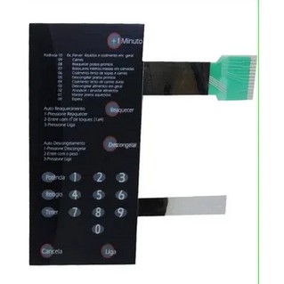 Membrana Microondas Brastemp Bmp31 Bmp 31 S/dourador Preta