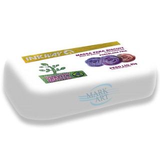 Massa Para Biscuit Cor Branca 900 G INKWAY- 01 Unidade