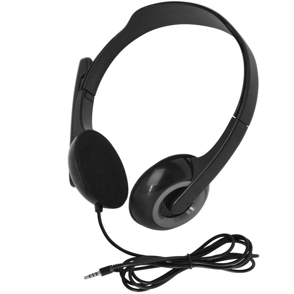 Headset Basic Conexão P3 Cabo de 150cm Cancelamento de Ruido Potência 45mw Preto Multi - PH367 - Audio