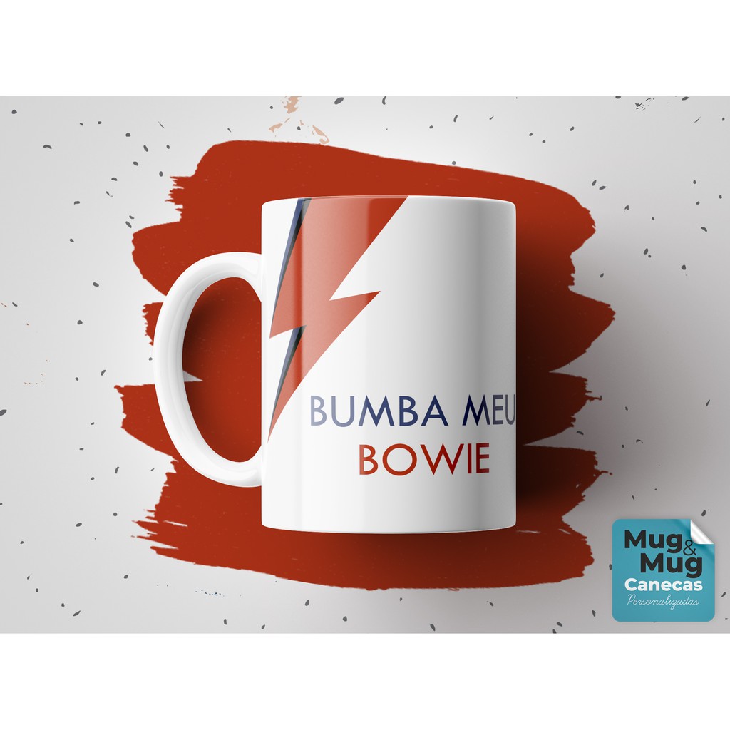 Caneca Personalizada David Bowie - Bumba meu Bowie Exclusiva